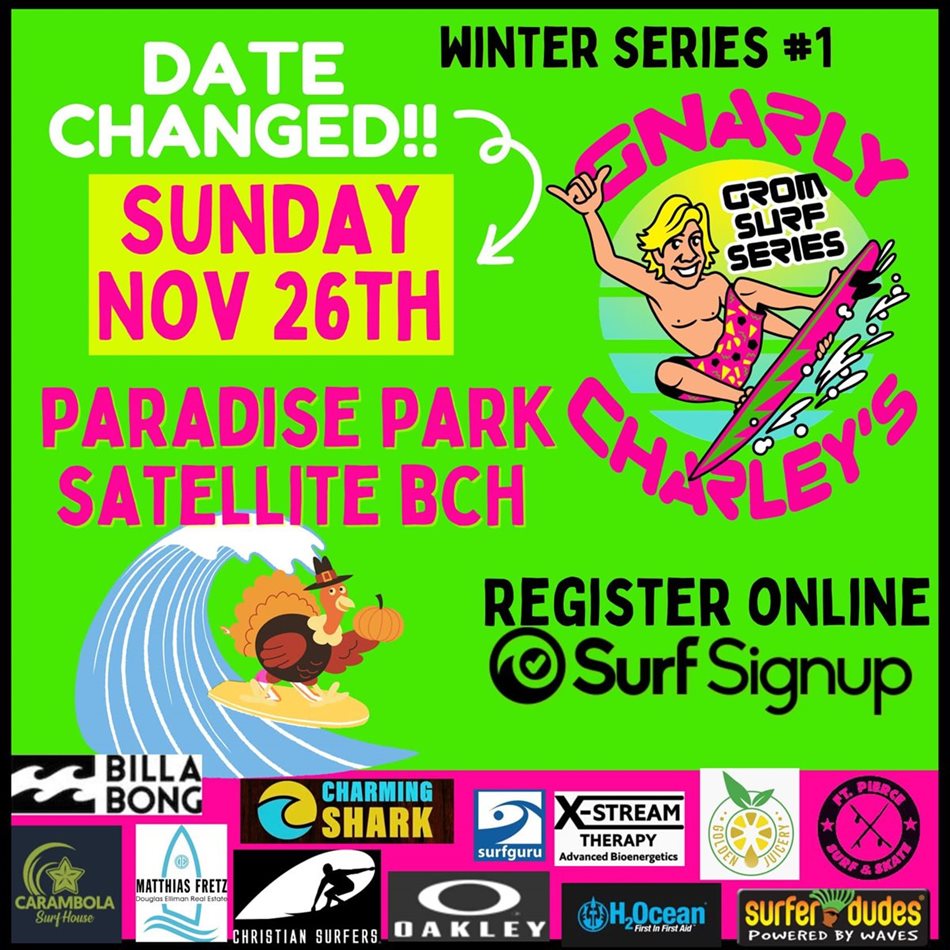 Gnarly Charley Winter contest #1 Postponed
