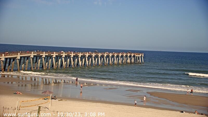 Jacksonville Beach Pier Surf Report and Jacksonville Beach Surf Forecast -  Florida Surf Cams