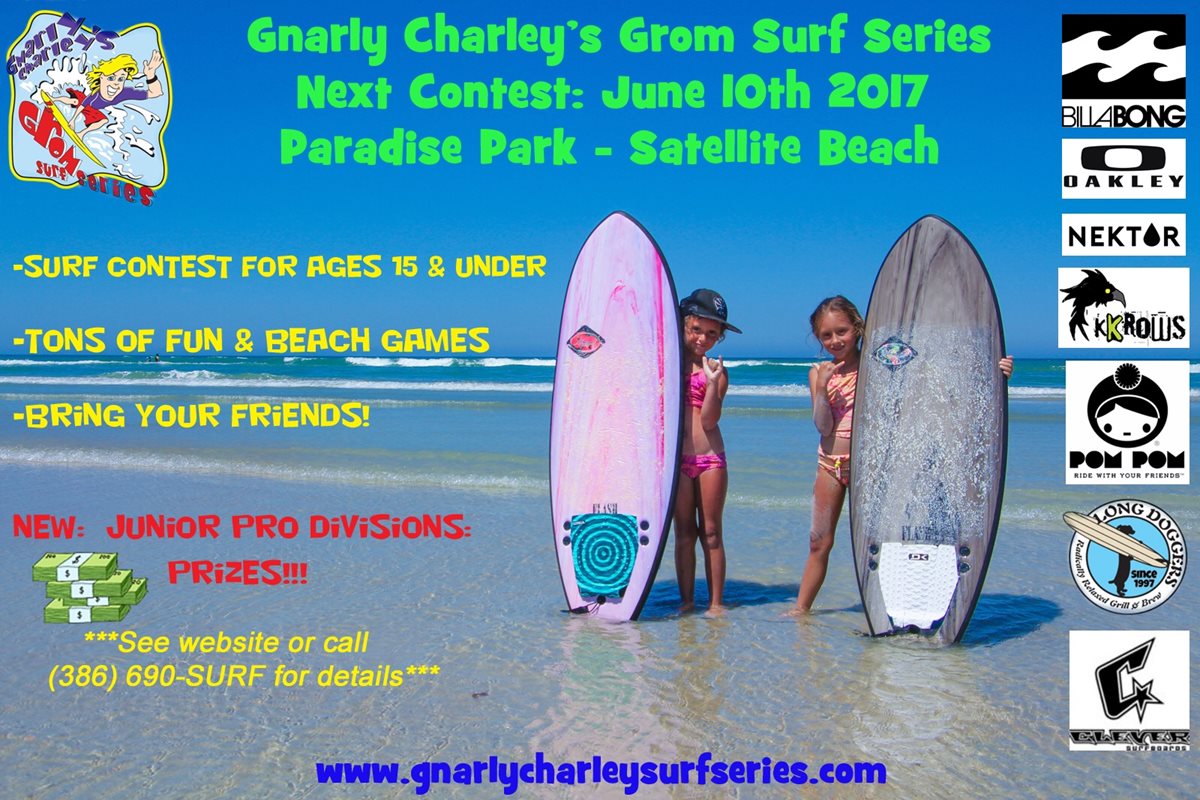 Gnarly Charley's Grom Surf Series Surf Guru Surf News