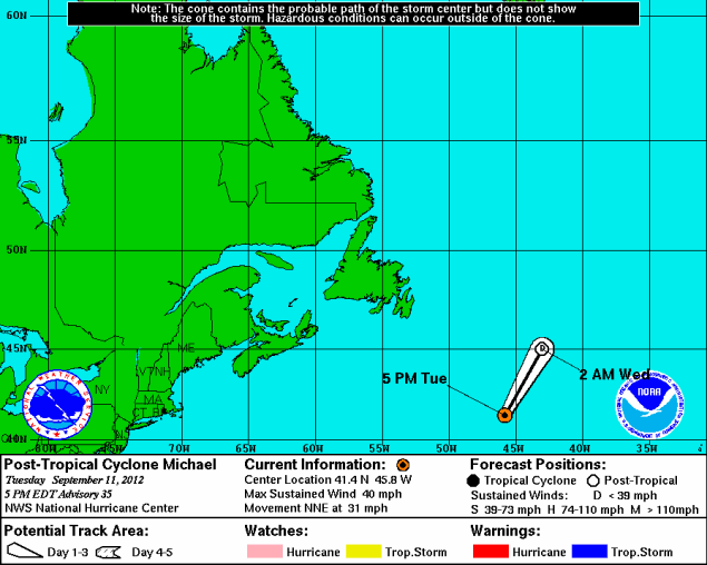 Post-Tropical Cyclone Michael - Florida Tropical Weather Forecast and ...