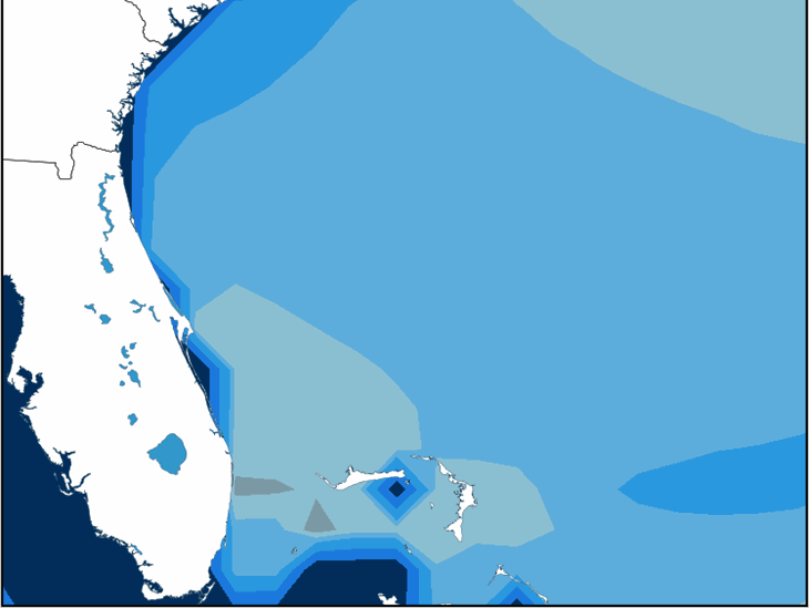 Florida Swell Period Forecast and Atlantic Wave Model