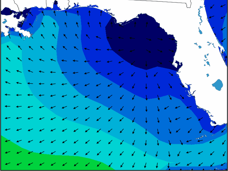 West Florida Swell Forecast and Gulf of Mexico Wave Model