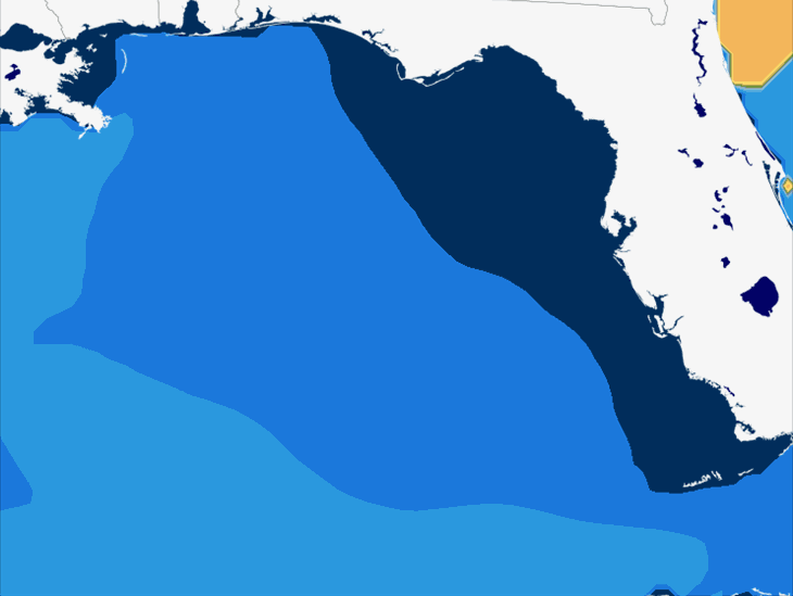 West Florida Swell Period Forecast and Gulf of Mexico Wave Model